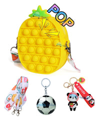 Pop it Sling Bag - Crossbody Bag for Kids, Pop it Purse for Girls