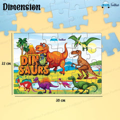 Dinosaur Jigsaw Puzzle for Kids Jigsaw Puzzle for Kids of Age 3-5 Years – 24 Pcs (Size 30X22 cm)
