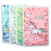 Notebook Diary for Kids, Water Journal Diary for Girls Glitter Notebooks for Girls – Unicorn Diary Notepad for College Students (Pack of 1 Pcs; Random Color)