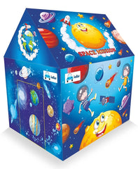 Space Mission Tent House for Kids-Play Tent House for Children, Girls & Boys, Pop Up Play Tent House for Girls & Boys, Foldable Indoor/Outdoor Tent House for Kids