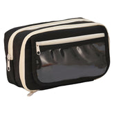 Multipurpose Zipper Stationary Organizer for Kids & Adults (Black)