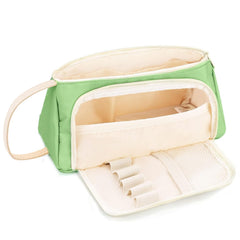 Multipurpose Stationery Organizer Bag with Handle for Kids & Adults(Sea Green)