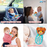 Cartoon Musical Mobile Phone for Kids, Mobile with Light & Sound Toys for Babies | Educational Toys for Kids 3+ Years/Boys/Girls-1 Unit