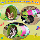 Tunnel Popup Play Tent House, Tunnel Tent for Kids, Foldable Outdoor Tunnel for Toddlers, Tunnel Playhouse for Kids Tunnel for Kids, Girls and Boys