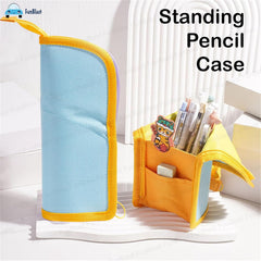 Korean Boba Pop Up Stationery Organizer Pencil Pouch for Kids (SkyBlue)