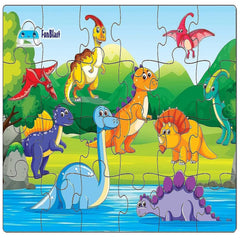 Dinosaur Jigsaw Puzzle for Kids Jigsaw Puzzle for Kids of Age 3-5 Years – 24 Pcs (Size 30X22 cm)