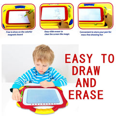 Color Doodle Fun Erasable Slate – Writing & Practice Slate for Kids & Toddlers (Random Color)