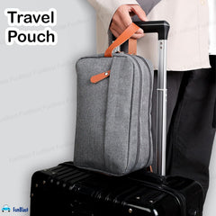 Travel Organizer Pouch for Men & Women (Grey)