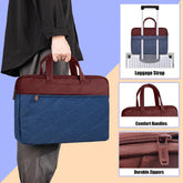Laptop Bag with Hand Strap – Note Book Bag, Laptop Carry Bag, Multipurpose Messenger Bag for Men, Women and College Students