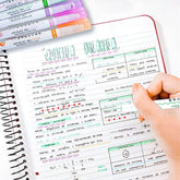 Linear Color Pen Highlighter Pen Set Line Markers Colors for Adults & Kids, Roller Line Marker Pen, School Stationery Kit