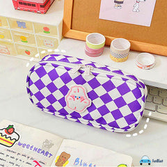 Large Capacity Aesthetic Stationery Organizer for Kids & Adults (Purple)