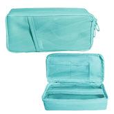 Multipurpose Zipper Pencil Pouch for Kids & Adults (Blue)