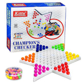 Champions Checkers Board Game – Toys for Kids, Indoor Games for Kids, Matching Puzzles Board Game for Kids, Return Gifts for Kids, Brain Teasing Games, Family Games
