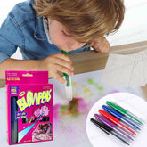 Magical Coloring Spray Blow Pens for Kids (Pack of 6)