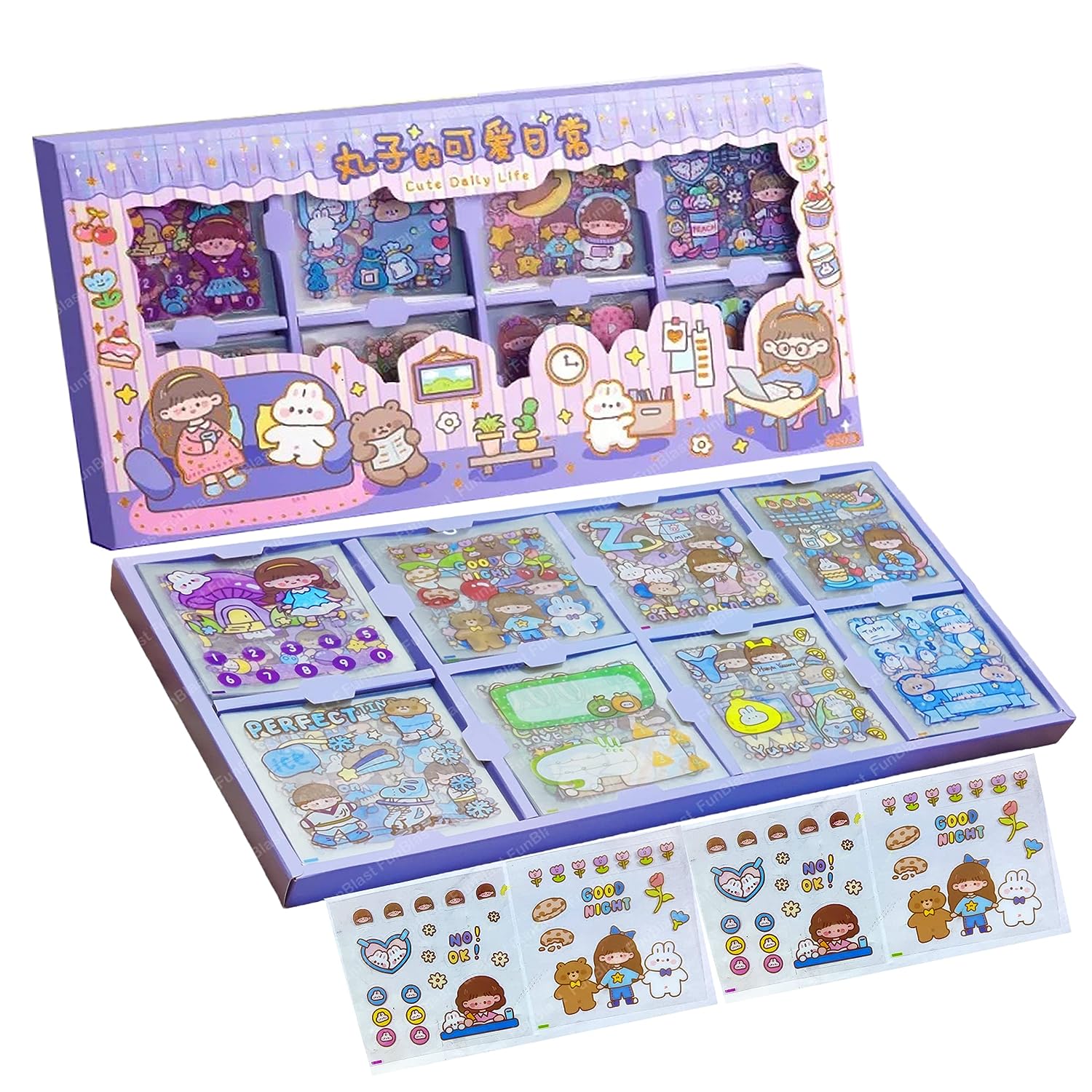 Scrapbook Kit - Cartoon Girl Journal Gift Box Set