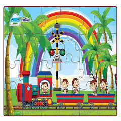 Train Engine Jigsaw Puzzle for Kids – 24 Pcs Jigsaw Puzzle for Kids, Boys, Girls