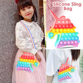 Sling Bag for Girls Crossbody Bag for Kids Sling Bag with Keychain for Girls, Sling Bag for Girls Coin Purse