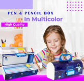 Kids Pen & Pencil Box – Suitcase Style Password Lock Multi-Layer Pencil Box for Boys, Girls, Stationary Organizer Case Return Gift for Kids