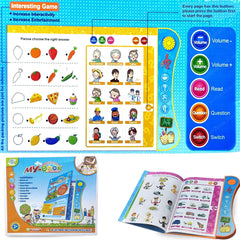 Interactive Children Book - Musical English Educational Phonetic Learning Book for 3 + Year Kids, Boys, Toddlers