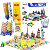 Business Game with Plastic Money Coins for Kids and Adults, Family Board Game, Business Toys and Games for 6+ Years Old Kids