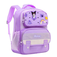 Large Capacity School Bags for Kids - Cartoon Print Girls Bags for School, Travel, Picnic, Camping 5-12 Years Old (40 X 28 X 13 Cm)