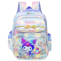 Cute Kawaii Cartoon School Backpack for Girls - Lightweight Multiple Compartments with Comfortable Shoulder Straps (41 X 32 X 20 Cm)