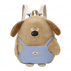 Miniature Teddy Bear Shaped Kids Backpack – Plush Bags for Pre-Schoolers and Kindergarten Kid 2-5 Years (30 x 30 x 7 cm)