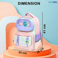 School Backpack for Kids – Durable and Spacious Lightweight School Bag for Girls Kids for 5-7 Year (41 X 30 X 16 Cm)