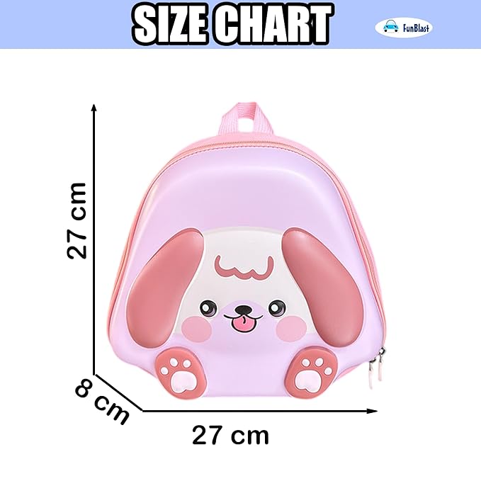 Pre-Schoolers Backpack for Kids - Small Lightweight Miniature Bags for 2 Years to 5 Years Toddlers (27 X 27 X 8 Cm)