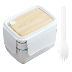 Insulated Lunch Box for Kids - Stainless Steel Lunch Box, Tiffin Box, Lunch Box with Spoon, Double Leak-Proof Lunch Box