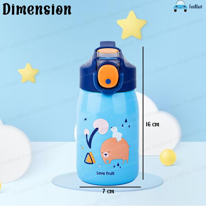 Insulated Stainless Steel Bottle Hot and Cold Water Bottle for Kids – 400 ML