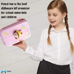 Cartoon Theme Pencil Case - 3D EVA Pencil Case Pouch, Multipurpose Zipper Pencil Case for Kids, Pen and Pencil Bag for School Kids, Girls, Kawaii Stationery Storage Box