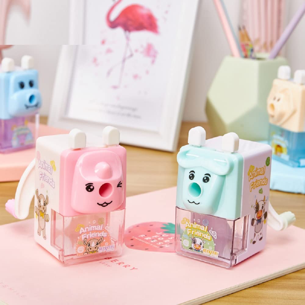 Fun Sharpener Sharpener for Kids – Animal Shaped Pencil Sharpener, Table Sharpener M ...