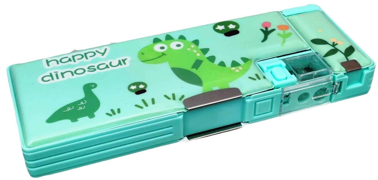 Multifunctional Pencil Box for Kids, Dinosaur Pencil Box, Kids Pencil –  FunBlast