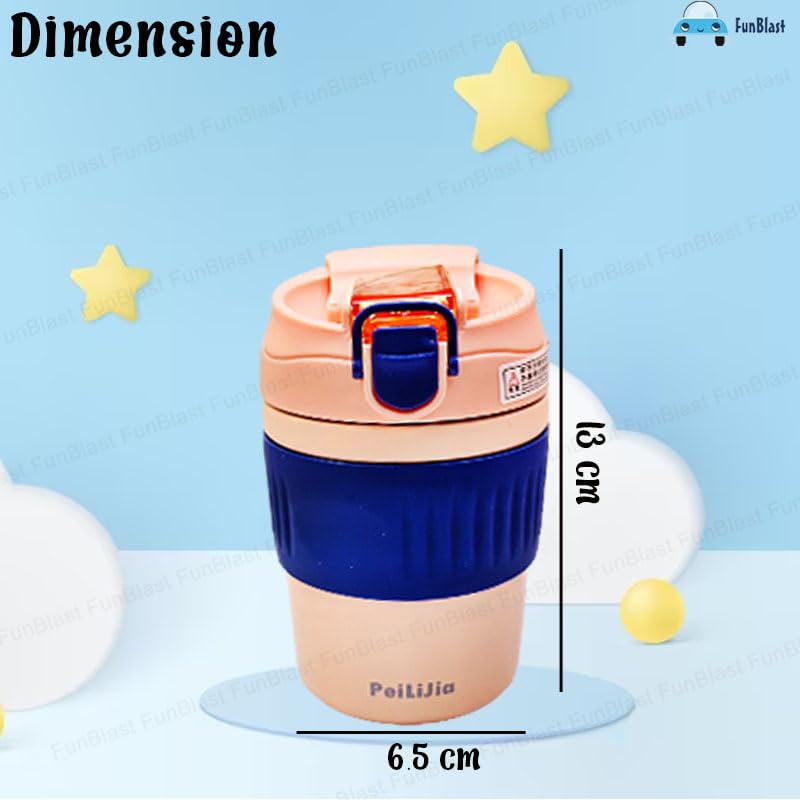 Vacuum Insulated Stainless Steel Travel Coffee Mug, 350 ML Leak Proof/Spill Proof Tumbler with Lid, Coffee Mug, Tumbler for Hot & Cold Drinks Travel Mug, Double-Walled Cup for Office, Home, Car