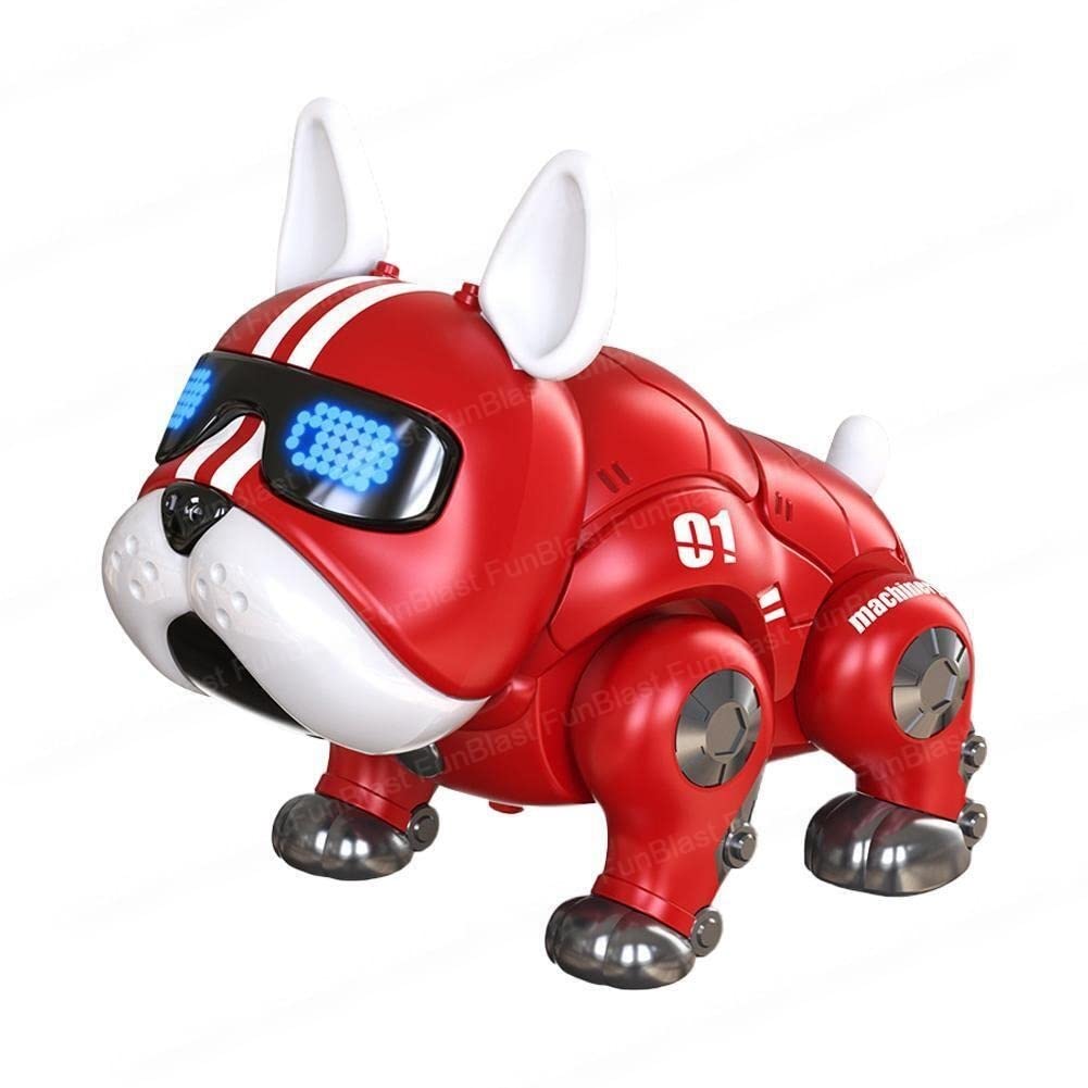 Robot Dog Toy – Robot Dog Toy Action Figure, Musical Dog Robot Toy with Colorful Flashing Lights and Music for Kids Boys Girls, Mechanical Dog Toys