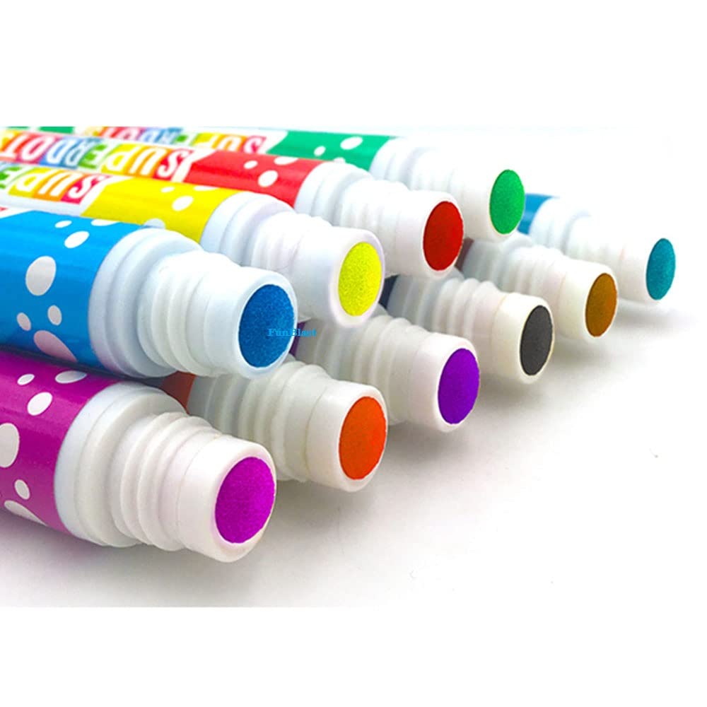 Nicecho Dot Markers Kit, 12 Colors Washable Fun Art India