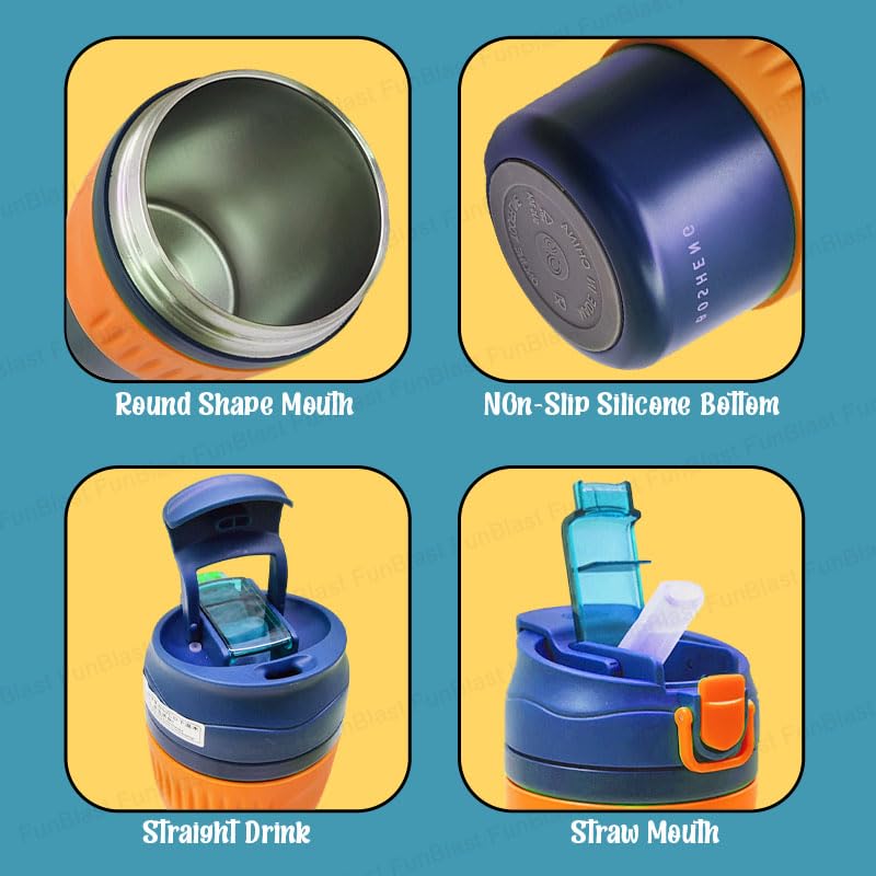 Vacuum Insulated Stainless Steel Travel Coffee Mug, 350 ML Leak