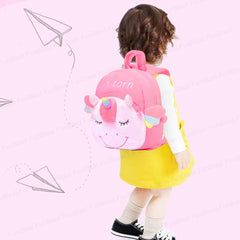 Unicorn Soft Bag for Kids - Bags for Girls, School & Picnic Bag/Lightweight Travel School Mini Backpack for Kids