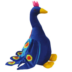 Peacock Soft Toy 36 cm Soft Toys for Babies Soft Washable Plush Birds Toys for Kids, Stuffed Peacock Toy