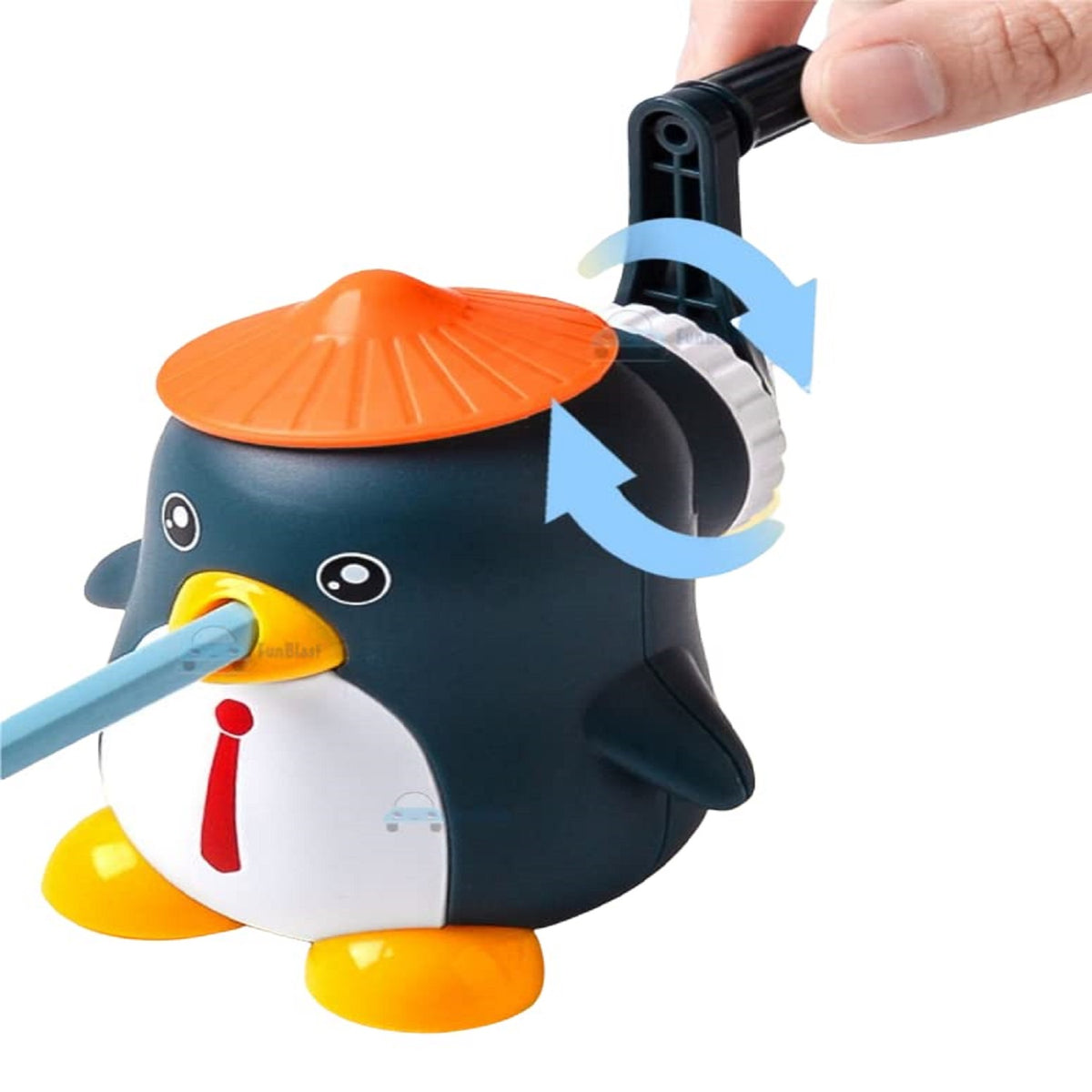 Sharpener for Kids – Penguin Shaped Pencil Sharpener, Table Sharpener Machine, Manual Sharpener for School, Office