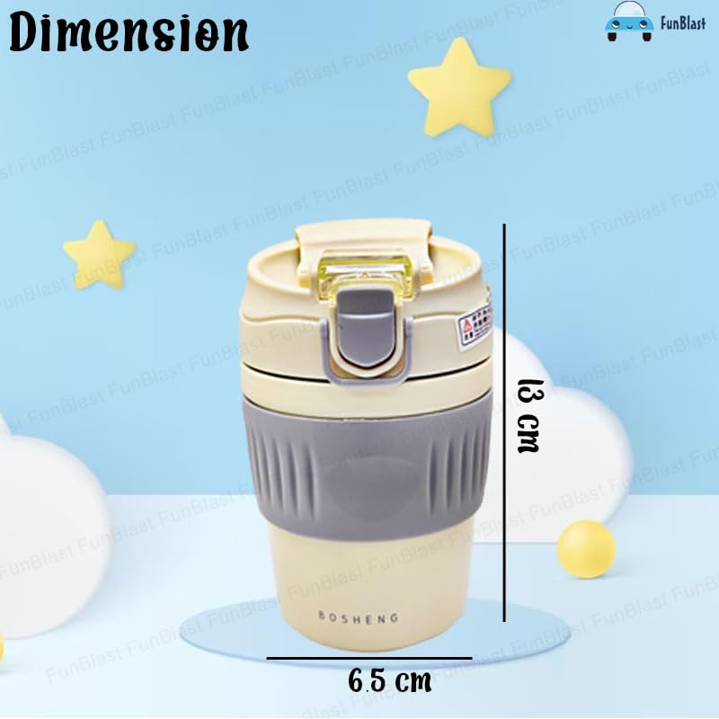 Vacuum Insulated Stainless Steel Travel Coffee Mug, 350 ML Leak Proof/Spill Proof Tumbler with Lid, Coffee Mug, Tumbler for Hot & Cold Drinks Travel Mug, Double-Walled Cup for Office, Home, Car