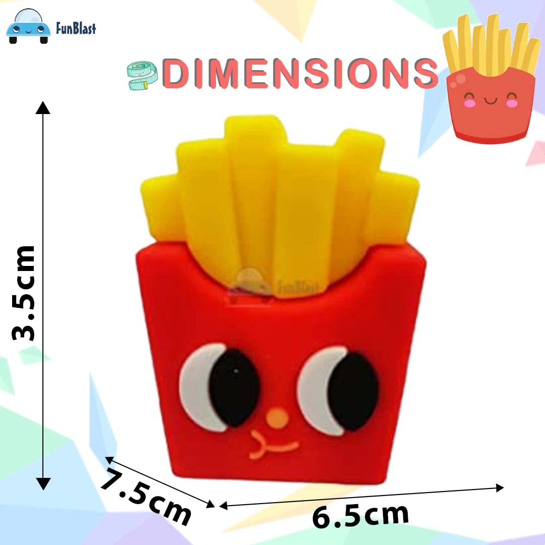 Sharpener for Kids - Sharpener for Pencil Sharpener for Kids Stylish, Stationary Set for Kids, Pencil Sharpener Machine for Kids Stationary Items - Best Return Gifts (Burger+Fries Sharpener)