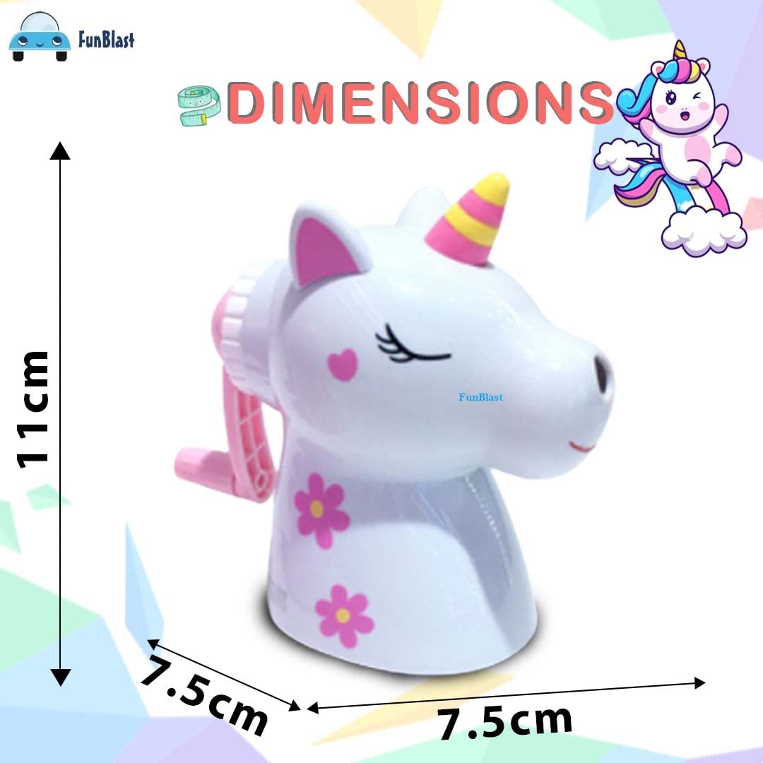 Sharpener for Kids - Pencil Sharpener, Table Sharpener Machine, Pencil Cutter for Kids, Unicorn Stationery Pencil Sharpener for School and Office