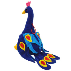 Peacock Soft Toy 36 cm Soft Toys for Babies Soft Washable Plush Birds Toys for Kids, Stuffed Peacock Toy