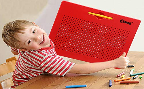 Magnetic Drawing Board Educational Toy - Sketch Pad for Kids, Draw Freely  Doodle Pad with Magnetic Balls for 3+ Kids (Random Color Dispatch) (Small)
