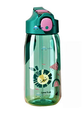 Cute Water Bottle with Straw for Kids – 550 ML