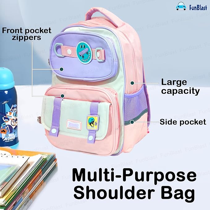 School Backpack for Kids – Durable and Spacious Lightweight School Bag for Girls Kids for 5-7 Year (41 X 30 X 16 Cm)