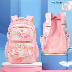 Kawaii School Bag for Girls and kids - Large Capacity Lightweight Casual Backpack for Girls (45 X 30 X 18 Cm)