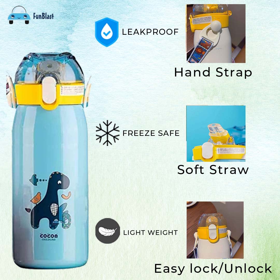 Insulated Stainless Steel Water Bottle for Kids – 530 ML